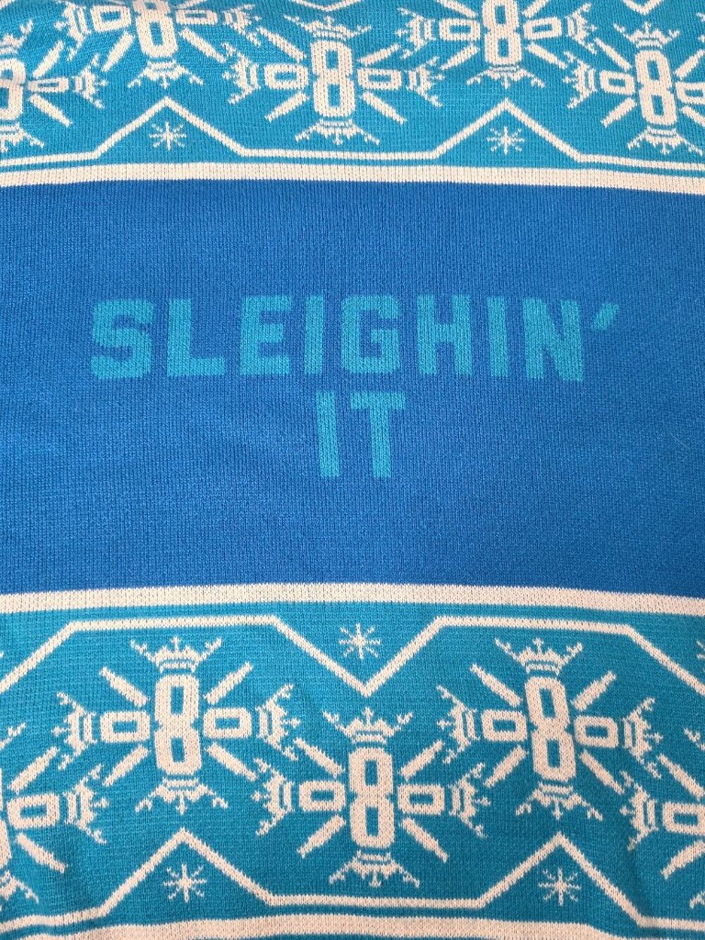 Three Olives Vodka "Sleighin It" Ugly Christmas Sweater 2XL